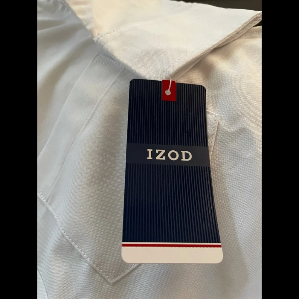 NWT IZOD Boys Long Sleeve Dress Shirt Size 18